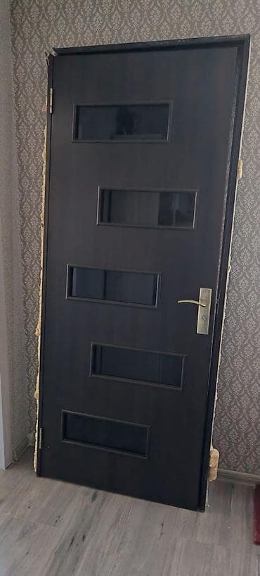 Lesa: Qapı – daxili istifadə üçün, modern dizayn - Rəng: tünd qəhvəyi — 1