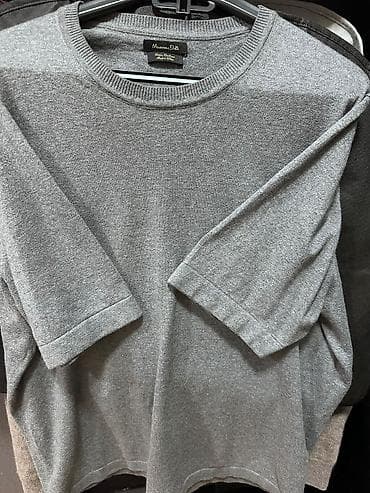 u s polo: Sviter, Massimo Dutti, L, rəng - Boz — 1