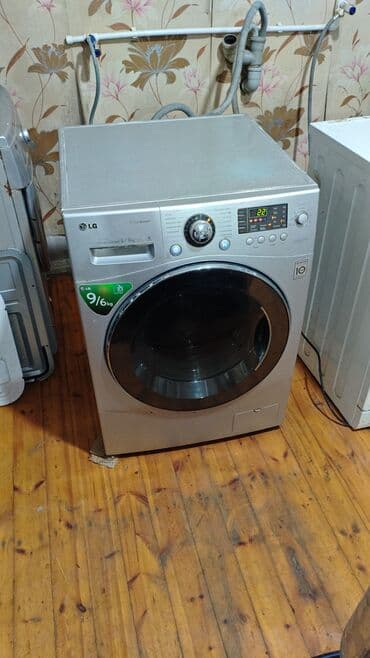 где купить тэн для стиральной машины: Paltaryuyan maşın LG, 9 kq, Avtomat, Qurutma var — 2