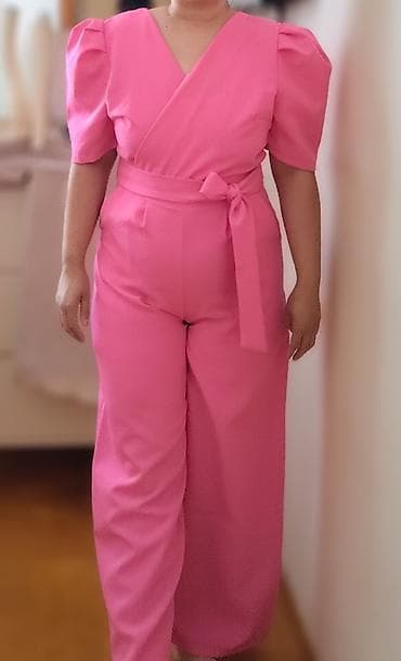 cantalar: Qadın tulumu – 20 AZN - Model: Qısa qollu, V-yaxa, sarafan tipli — 3