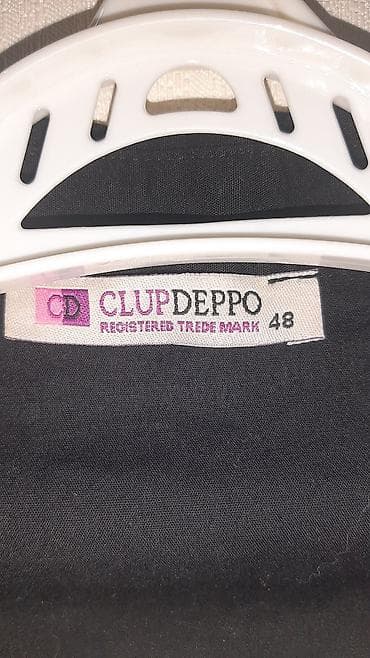 fehle geyimi: Qadın köynəyi – CLUP DEPPO, ölçü 48 - Rəng: qara - Model: klassik — 2