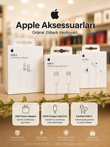 iphone airpods qiymeti: 🎧🔌 Səs və enerji — bir yerdə! ✨ Apple EarPods 🔊 Təmiz və balanslı — 1