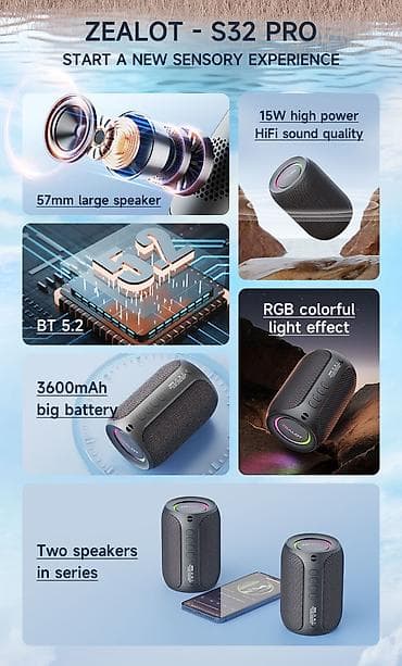 mini clip mp3 player: Kolonka, Növ - Portativ, rəng - Qara — 2