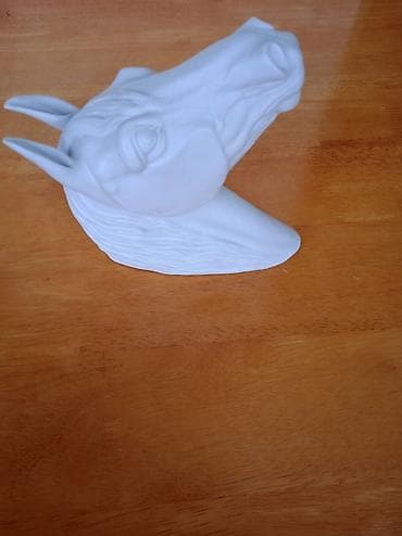 Fiqur, Keramika, rəng - Ağ