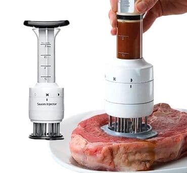 et masini: Et deşen şprisli Etin terkibine vurulan qatqıları edeva ve yağı — 3