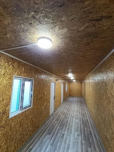 konteyner 40 tonluq: Metal konteyner ev/ofis modulu - Ölçü: təx. 40 fut (uzun konteyner — 6