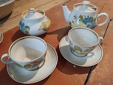 acar naboru satilir: Çay dəsti, rəng - Ağ, Farfor, 2 nəfərlik — 2