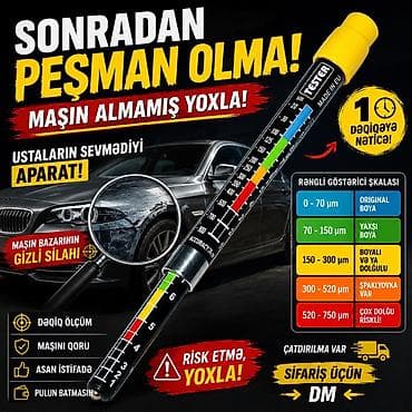 ucuz avto: Avtomobil boyasının qalınlığını ölçən mexaniki ölçü cihazı (lak-boya — 1
