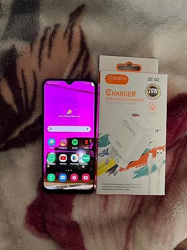 iphone 6s roze gold: Samsung Galaxy A30s, 64 GB, rəng - Göy, Barmaq izi, Face ID — 2