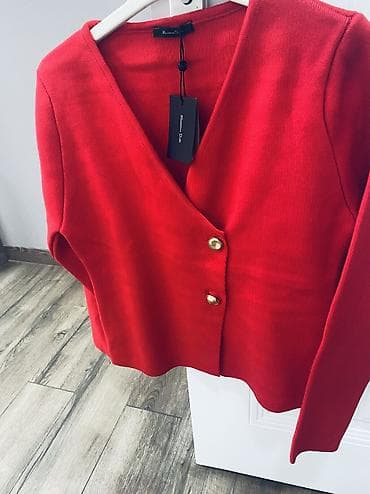 irşad electronics saat: Sviter, Massimo Dutti, S, rəng - Qırmızı — 3