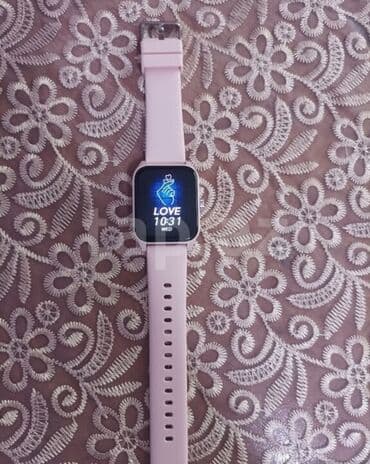 juzisound 1 цена: Smart saat, Sensor ekran, rəng - Çəhrayı — 1