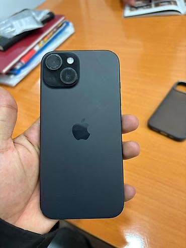 telfolar: IPhone 15, 128 GB, Qara, Face ID — 2
