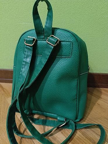 Туристические рюкзаки: Мини рюкзак GUESS ручная работа цвет:зеленый — 3