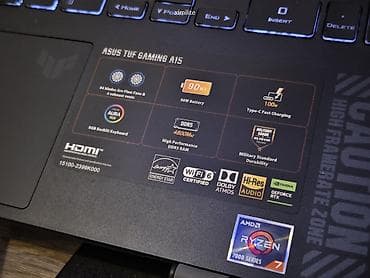 İşlənmiş ASUS TUF Gaming, 15 ", AMD Ryzen 7, 512 GB — 3