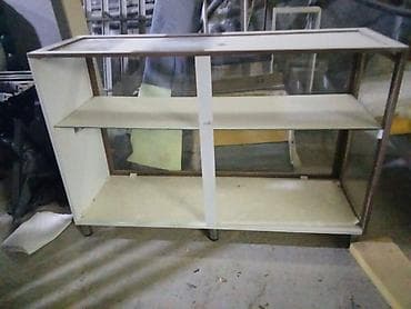 Soyuducu avadanlığı: Şüşə vitrin stend - Material: ön, yan və üst hissələri şüşə; karkas — 5