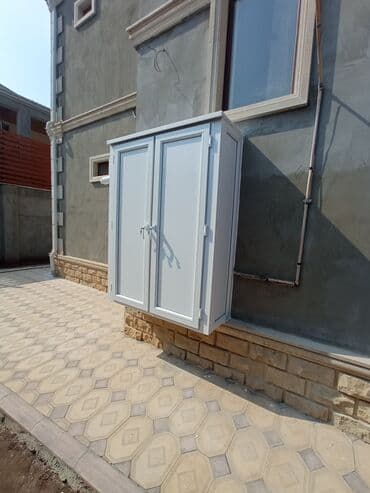 plastik qapilari: Plastik şkaflar balkonlar, lojikalar, bloklar, küçə üçün, kombi — 5