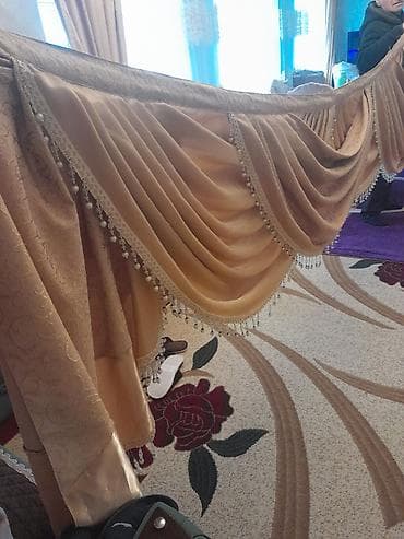 otaq gullerinin adlari: Uzunlugu 10metrlik hazir perde Zərif dekorativ pərdə – klassik “svag” — 3