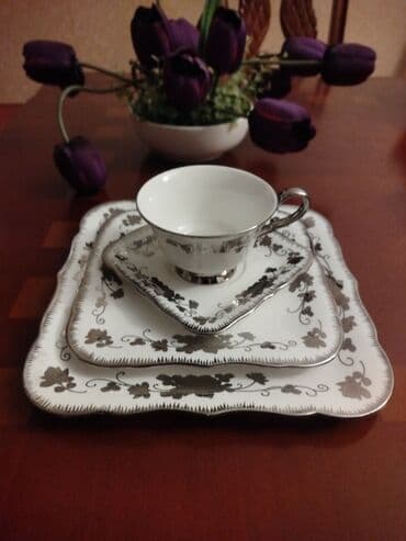 cex fara: Nahar dəsti, rəng - Ağ, Farfor, 12 nəfərlik — 2