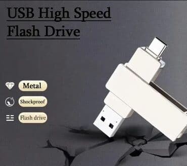 notbukların satışı: Флеш карта 128 ГБ, USB type C, Новый — 3