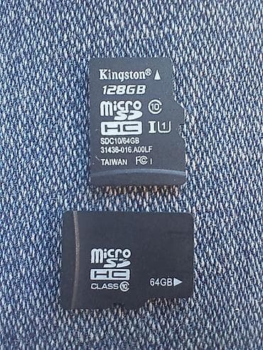 Техника и электроника: Məhsul: microSD HC/Class 10 yaddaş kartları dəsti - Üst kart — 1