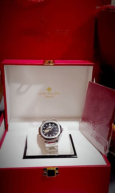 cib saatları: Yeni, Qol saatı, Patek Phillipe, rəng - Gümüşü — 2