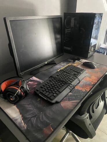 notbuk islenmis: Oyun üçün nəzərdə tutulmuş bu kompüter dəsti parlaq RGB işıqlı qara — 2