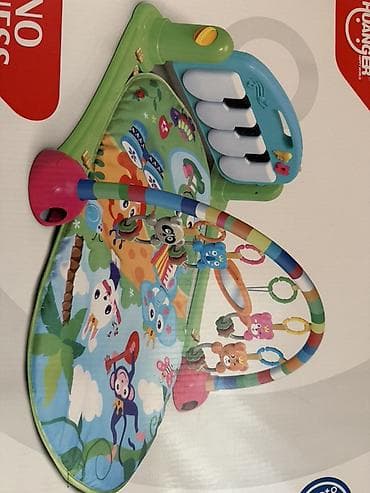 Детская одежда и обувь: Huanger “Piano Fitness Rack” körpə inkişaf xalçası - 0+ ay üçün uyğun — 1