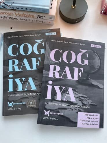 coğrafiya güvən test pdf 2024: Coğrafiya 1-ci hissə 8 manat Coğrafiya 2-ci hissə 7 manat(işlənməyib) — 1