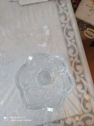 gül qutusu: Temizqatqisiz Xrustal Konfet qabi 2 eded. Tek -tek de satilir.Hec — 1