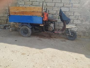 maşınlar: Yükdaşıma üçün üçtəkərli mini-transport - Konstruksiya: arxası açıq — 2