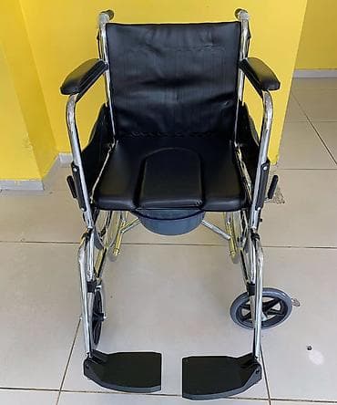 xəstə arabası: Tualetli əlil arabası – çoxfunksiyalı model - Daxili çıxarılan qablı — 1