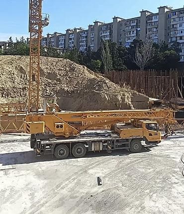 mini kran: 25 tonluq kran Aylıq və günlük icarəyə verilir. Kranın və operatorun — 7