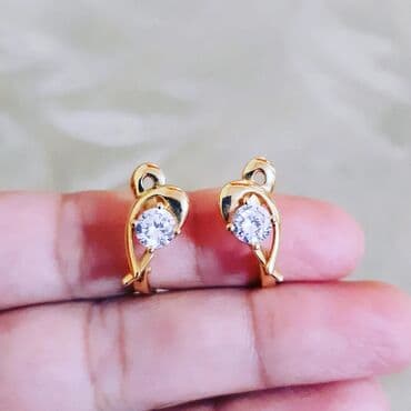 qaş sabitləyici: Sırğa, Sarı qızıl, 585 Əyar, 361 g — 1