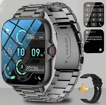 smat: Yeni, Smart saat, Smart, Sensor ekran, rəng - Qara — 1