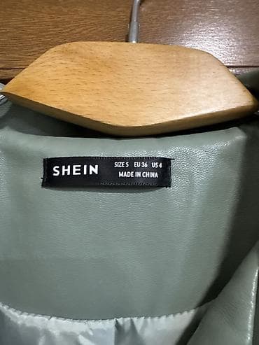 qadın jaketi: SHEIN qadın cropped jaket - Ölçü: S (EU 36 / US 4) - Material: süni — 3