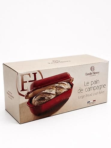 Qab-qacaq və mətbəx ləvazimatları: Emile Henry Large Bread Loaf Baker (France) Оригинальная керамическая — 3