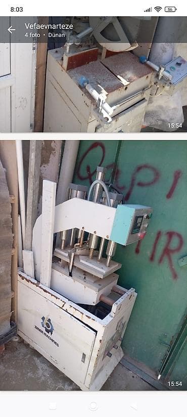 Pres aparatları: Zimer Machines markalı sənaye avadanlığı paketi 1) Alüminium/profil — 4