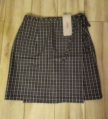 S.Oliver qadın ətəyi - Naxış: qara-ağ xırda dama (checked) - Model lalafo.az -da S.Oliver qadın ətəyi - Naxış: qara-ağ xırda dama (checked) - Model