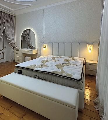 şüşə masa: İkinəfərlik çarpayı, Dolab — 5