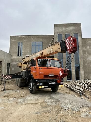25 tonluq avtokrana icarə xidməti - Marka/model: KAMAZ əsasında