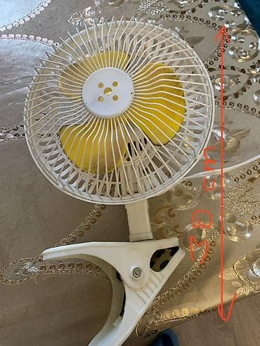 Klipli mini ventilyator, 30cm - Stolüstü və ya müxtəlif səthlərə