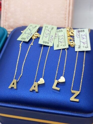 qizilin satis qiymeti: Boyunbağı, Sarı qızıl, 585 Əyar — 1