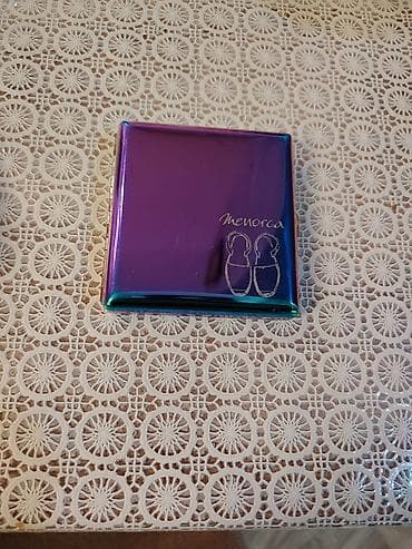 qelyan icare: Metal siqaret etui – “Menorca” temalı - Material: paslanmayan metal — 2