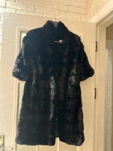 Digər qadın geyimləri: Kürk, L, rəng - Qara — 2