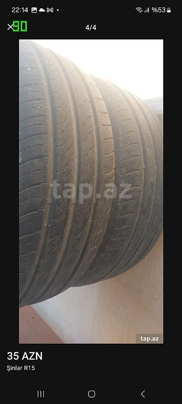offroad tekerleri: İşlənmiş Şin Pirelli 185 / 55 / R 15 — 4