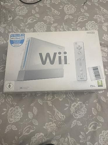 nintendo switch: Nintendo Wii (PAL) komplekt - Rəsmi Nintendo Wii konsolu, ağ rəng - — 3
