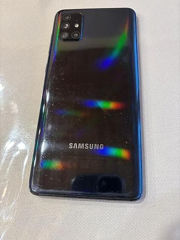 qulaqci: Samsung Galaxy A51, 128 GB, rəng - Göy — 2