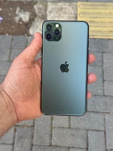 redmı note 8: IPhone 11 Pro Max, 256 GB, Matte Midnight Green, Barmaq izi, Simsiz şarj, Face ID — 2