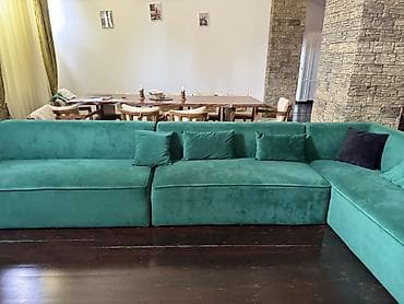 divan olcusu: Künc divan, İşlənmiş, Bazasız, Parça, Çatdırılma yoxdur — 3