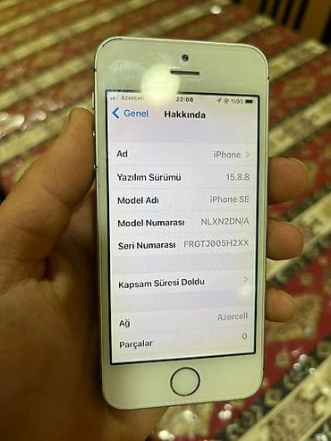 apple iphone 7 plus: IPhone SE, Gümüşü, Barmaq izi — 8